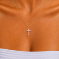 Pink Cross Necklace