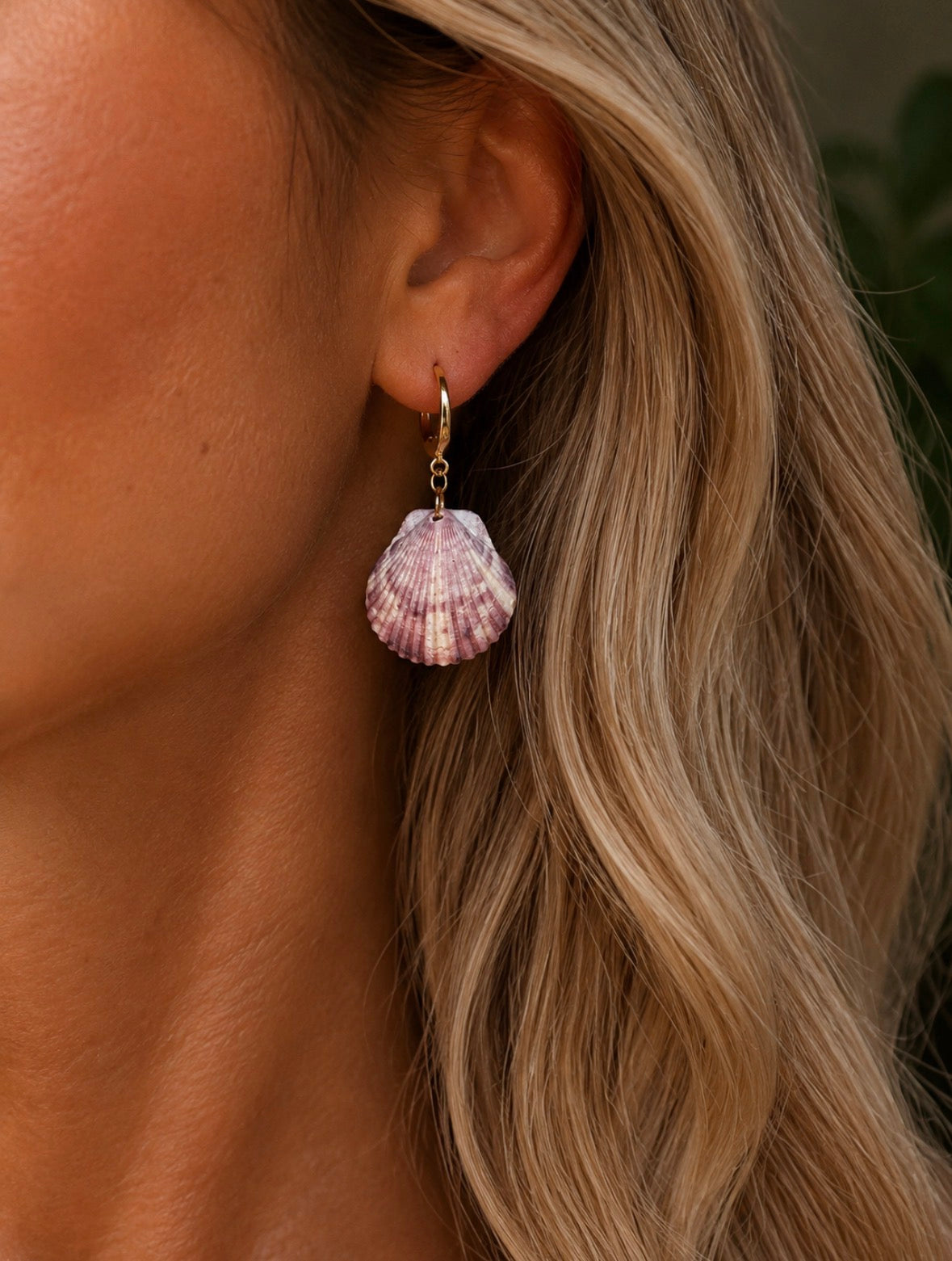 Pink Tide Hoops