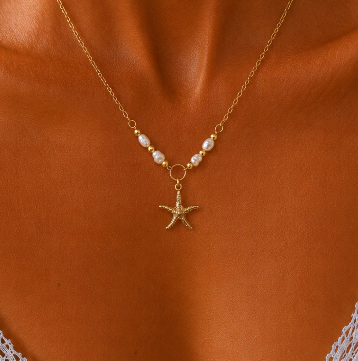 Starfish Pendant Necklace