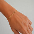 Gold Filled Heart Chain Bracelet