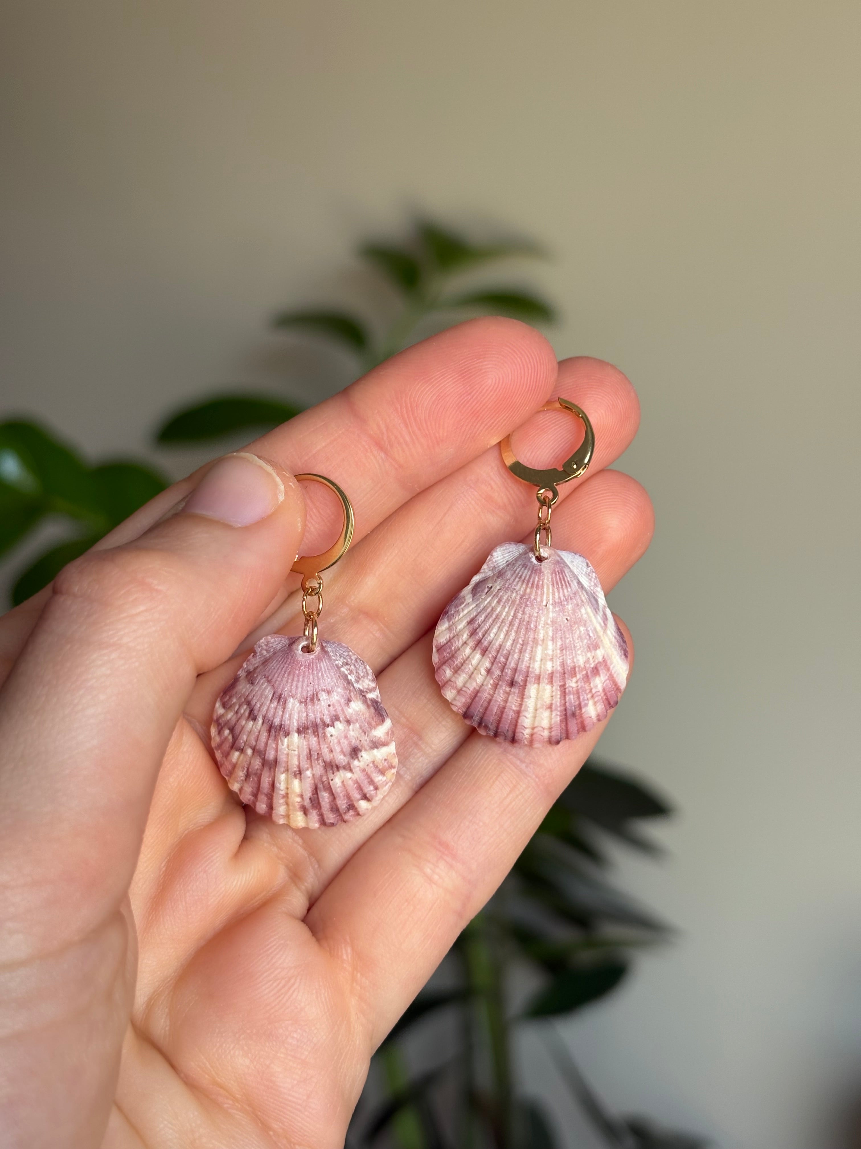 Pink Tide Hoops