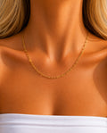Dainty Paperclip Chain Necklace